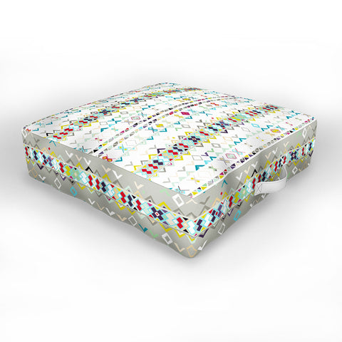 Sharon Turner celebration weave Outdoor Floor Cushion