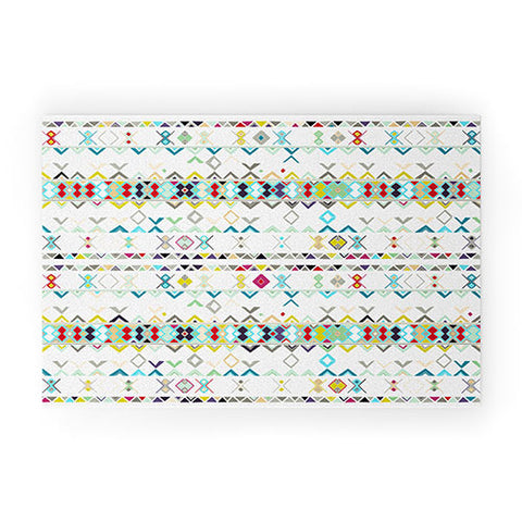 Sharon Turner celebration weave Welcome Mat