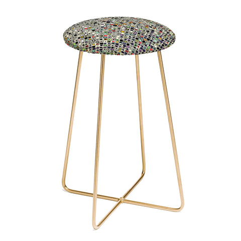 Sharon Turner Cellular Ombre Counter Stool