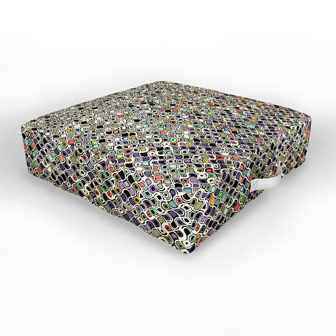 Sharon Turner Cellular Ombre Outdoor Floor Cushion