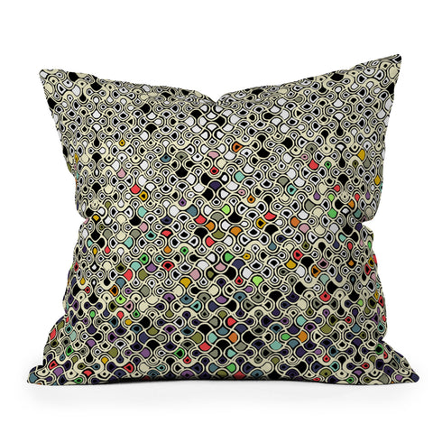 Sharon Turner Cellular Ombre Throw Pillow