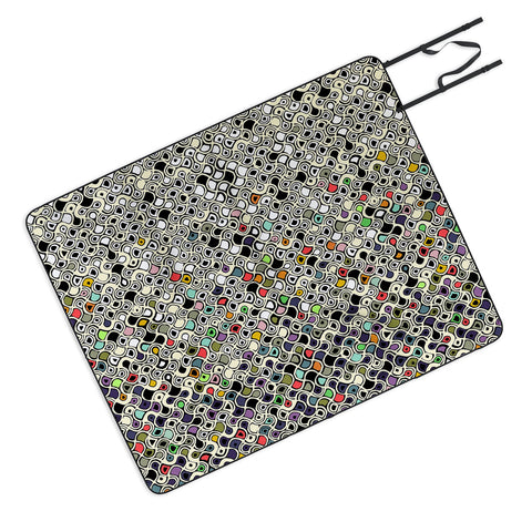 Sharon Turner Cellular Ombre Picnic Blanket