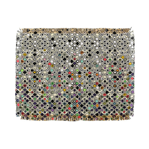 Sharon Turner Cellular Ombre Throw Blanket