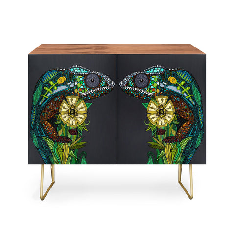 Sharon Turner Chameleon Pewter Credenza