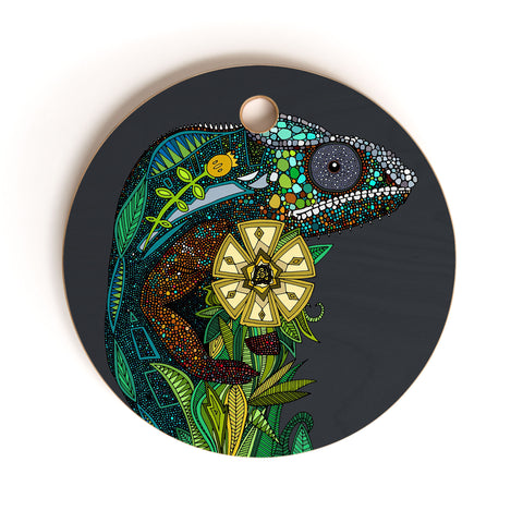 Sharon Turner Chameleon Pewter Cutting Board Round