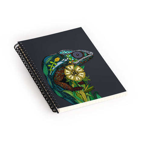 Sharon Turner Chameleon Pewter Spiral Notebook