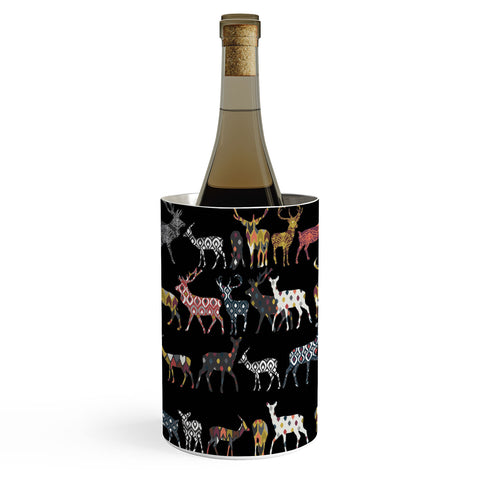 Sharon Turner Charcoal Spice Deer Wine Chiller