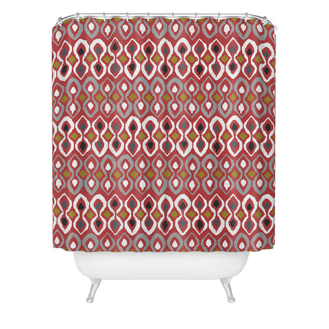 Sharon Turner Chilli Pestle Shower Curtain