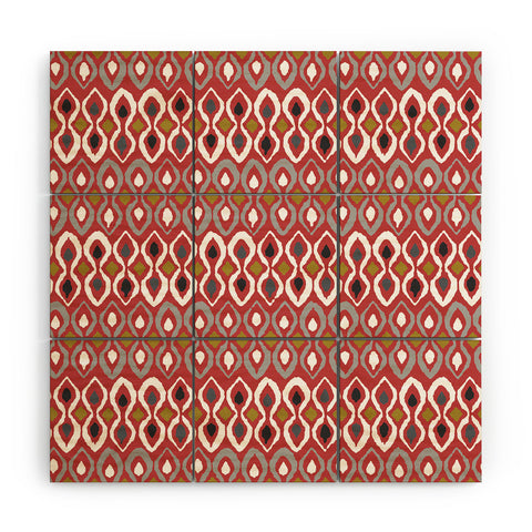 Sharon Turner Chilli Pestle Wood Wall Mural