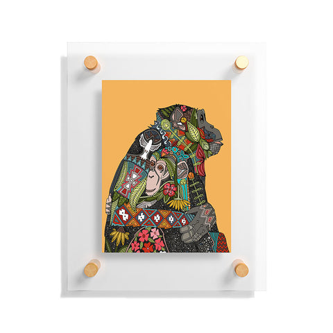Sharon Turner Chimpanzee Love Floating Acrylic Print