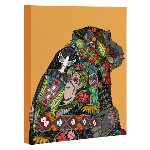 Sharon Turner Chimpanzee Love Art Canvas