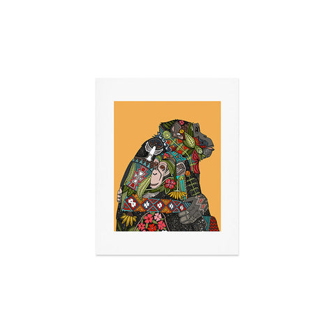 Sharon Turner Chimpanzee Love Art Print