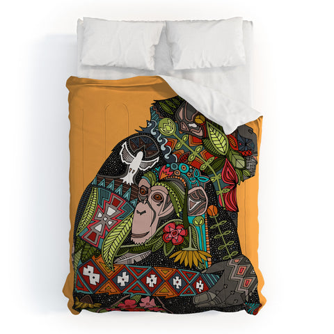 Sharon Turner Chimpanzee Love Comforter