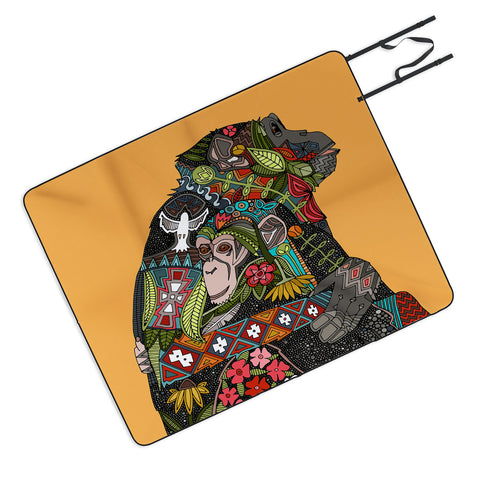 Sharon Turner Chimpanzee Love Picnic Blanket