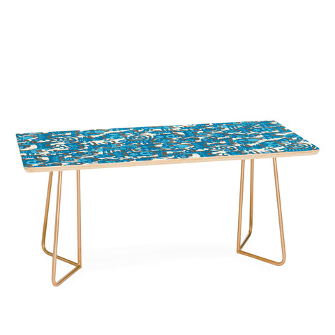 Sharon Turner Chinese Animals Blue Coffee Table