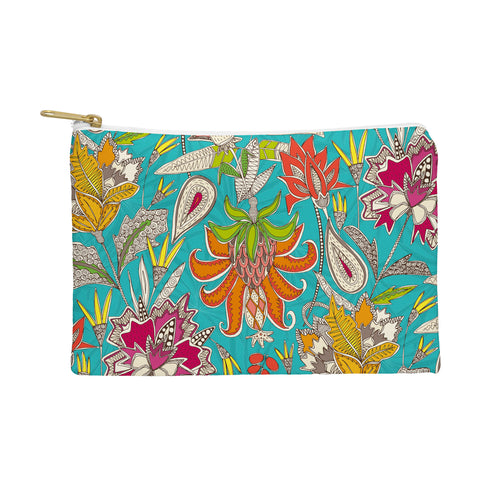 Sharon Turner chintz pop turquoise Pouch