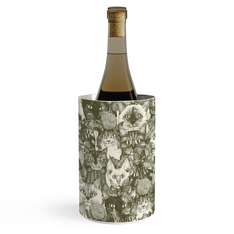 Sharon Turner christmas cats natural Wine Chiller