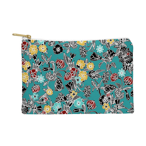 Sharon Turner Cloisonne Flowers Pouch