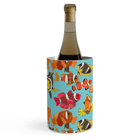 Sharon Turner Clownfish Blue Wine Chiller