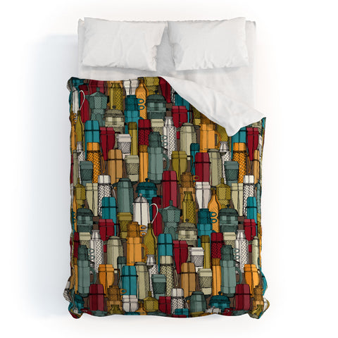 Sharon Turner Coffee Time Duvet Cover
