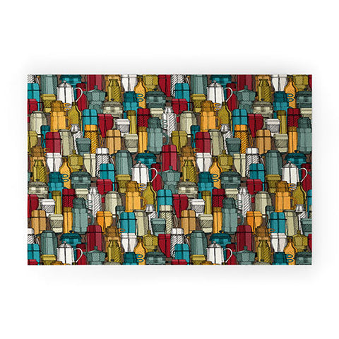 Sharon Turner Coffee Time Welcome Mat