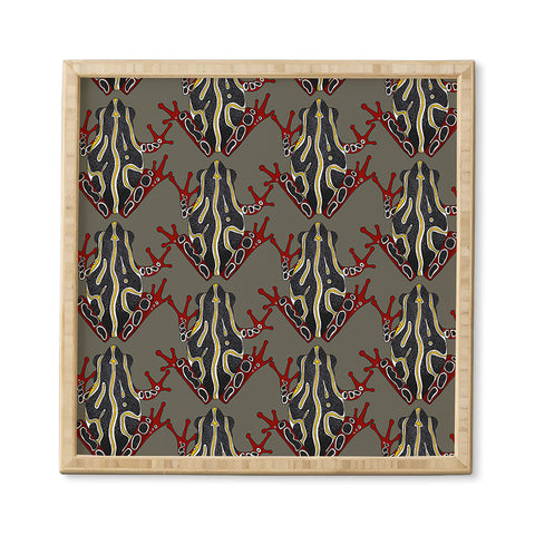 Sharon Turner Congo Tree Frog Framed Wall Art