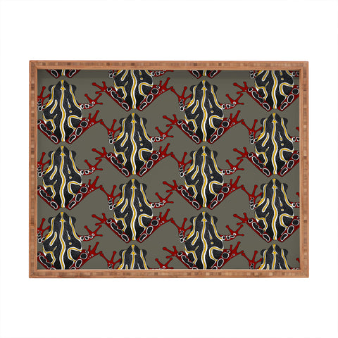 Sharon Turner Congo Tree Frog Rectangular Tray