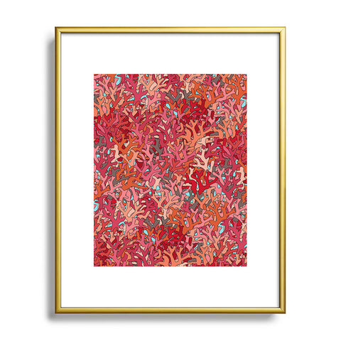 Sharon Turner Coral 2 Metal Framed Art Print