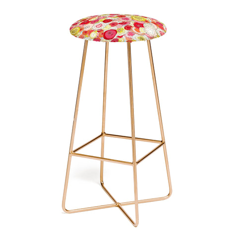 Sharon Turner Coral Garden Bar Stool