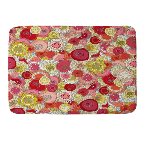 Sharon Turner Coral Garden Memory Foam Bath Mat