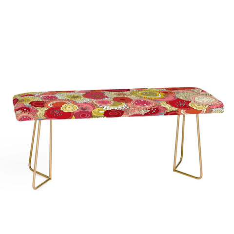 Sharon Turner Coral Garden Bench