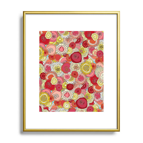 Sharon Turner Coral Garden Metal Framed Art Print