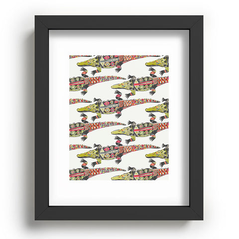 Sharon Turner crocodile Recessed Framing Rectangle