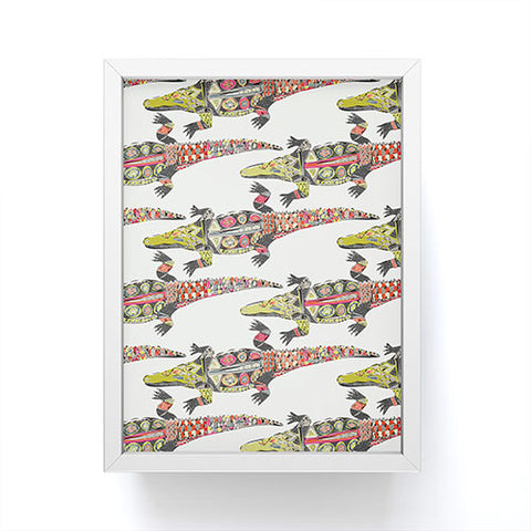 Sharon Turner crocodile Framed Mini Art Print