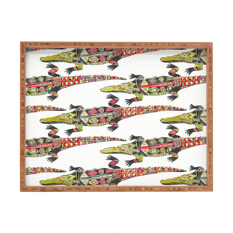 Sharon Turner crocodile Rectangular Tray