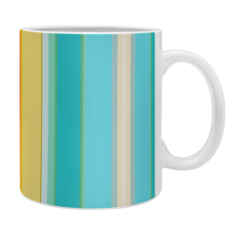 Sharon Turner deckchair stripe Coffee Mug