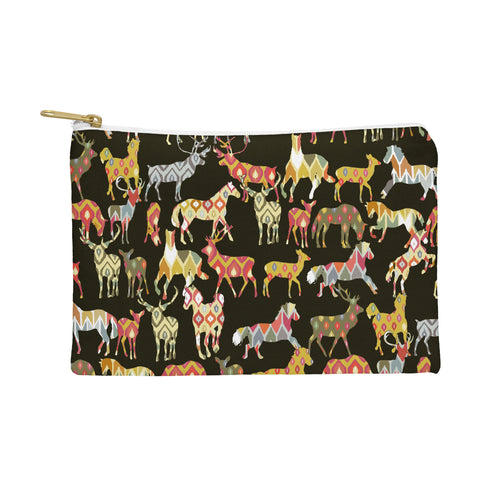 Sharon Turner Deer Horse Ikat Party Pouch