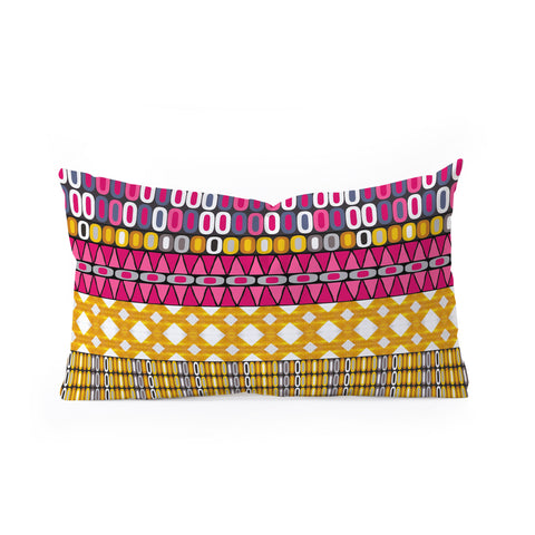 Sharon Turner Delineation Oblong Throw Pillow