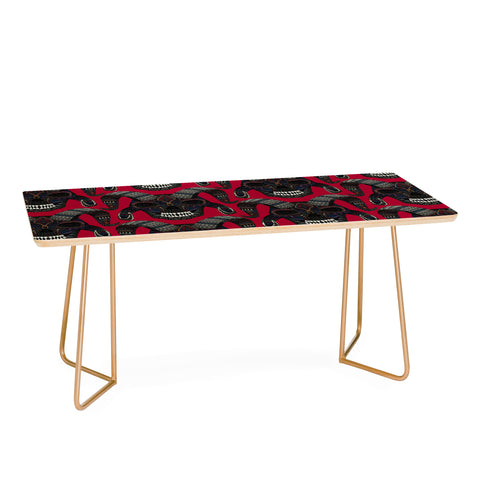 Sharon Turner demon skull red Coffee Table