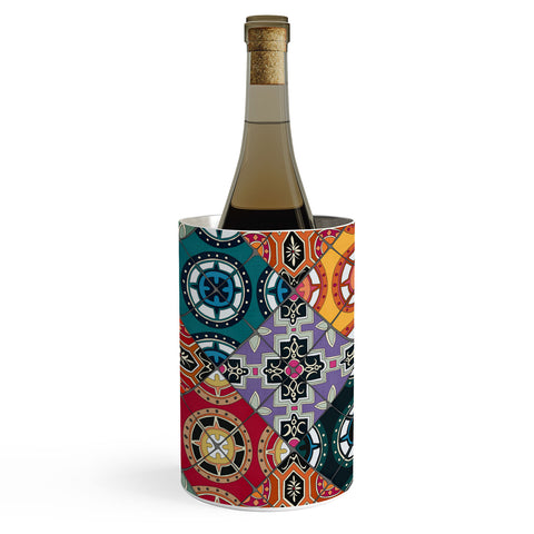 Sharon Turner DESEO BOLD spanish tile Wine Chiller