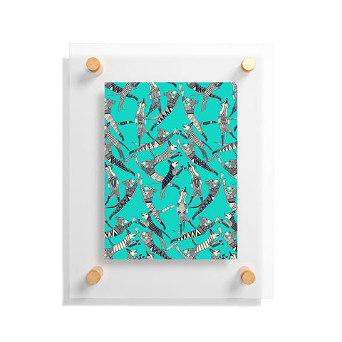 Sharon Turner dog party Floating Acrylic Print