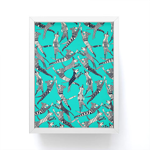 Sharon Turner dog party Framed Mini Art Print