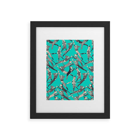 Sharon Turner dog party Framed Art Print