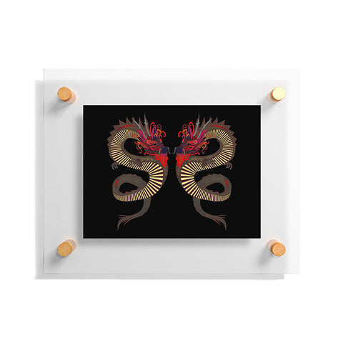 Sharon Turner Dragon Ink Floating Acrylic Print