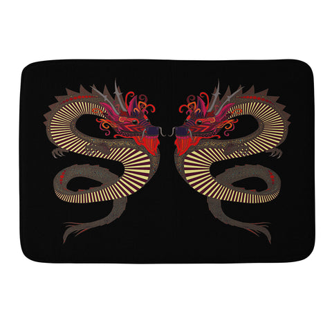 Sharon Turner Dragon Ink Memory Foam Bath Mat