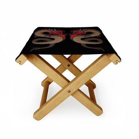 Sharon Turner Dragon Ink Folding Stool
