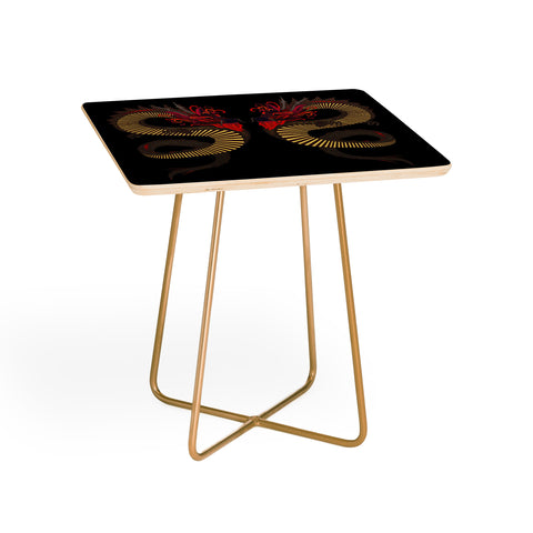 Sharon Turner Dragon Ink Side Table