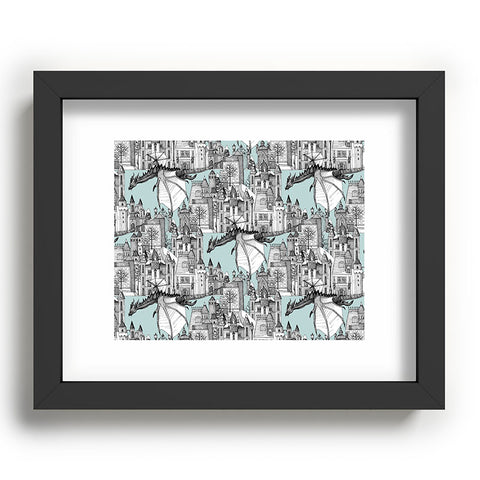 Sharon Turner Dragon Kingdom Winter Toile Recessed Framing Rectangle