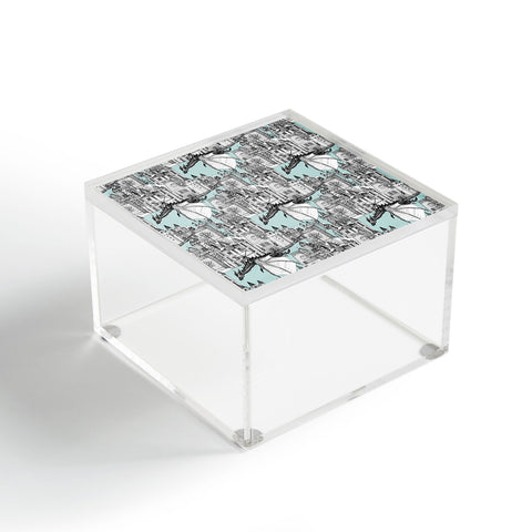 Sharon Turner Dragon Kingdom Winter Toile Acrylic Box