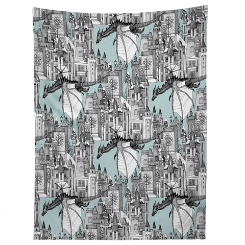 Sharon Turner Dragon Kingdom Winter Toile Tapestry